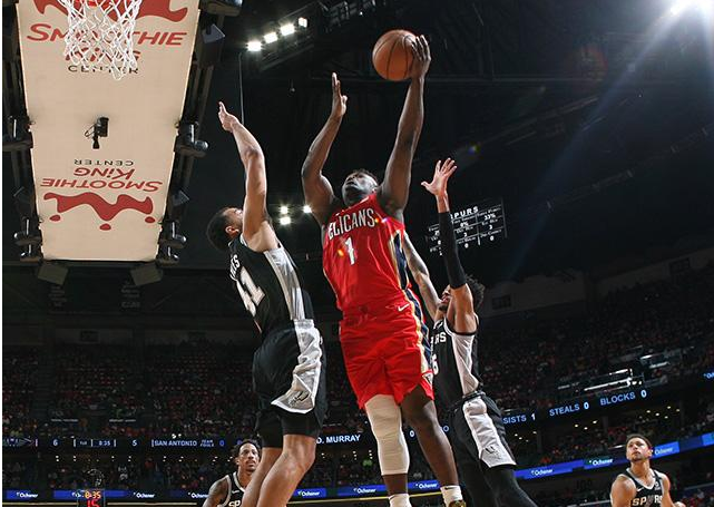 黄蜂碾压猛龙,锡安送出助攻 黄蜂碾压猛龙,锡安送出助攻